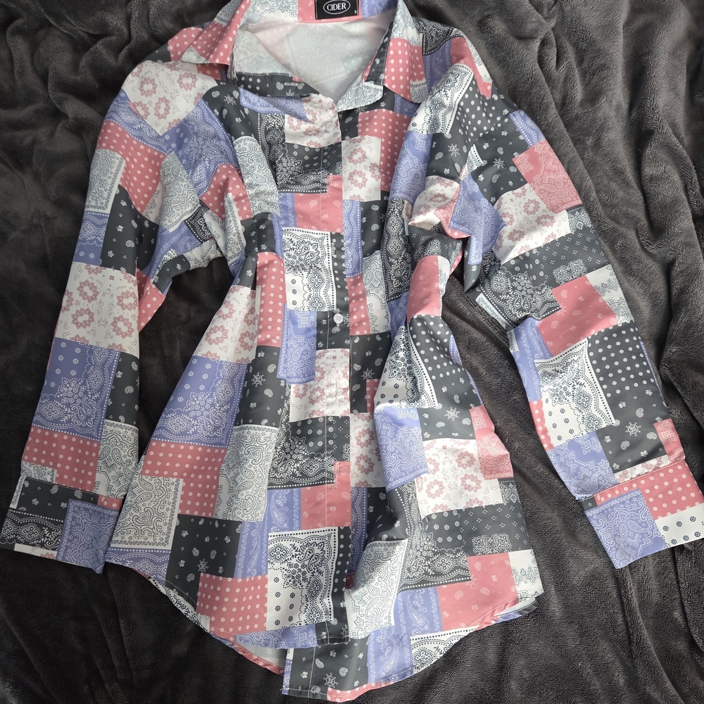 ☀️ 3/$15 - Cider Multicolor Patchwork Dress